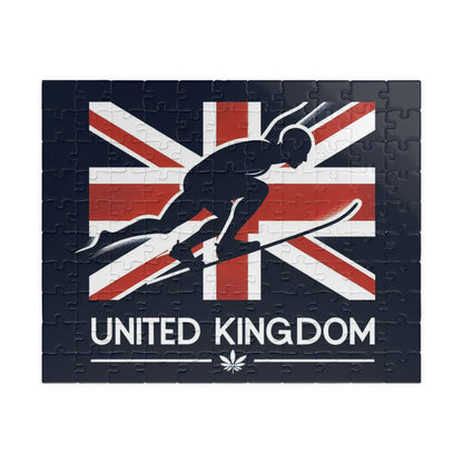 Flag Village United Kingdom Sporting Flag Puzzle (110, 252, 520, 1014-piece) UK0009