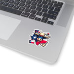 Flag Village USA TEXAS State Flag Sticker 2", 3", 4", 6" TX03