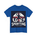 Flag Village England Sporting Flag T-SHIRT Heavy Cotton Tee GBR0002