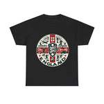 Flag Village England Sporting Flag T-SHIRT Heavy Cotton Tee GBR0006