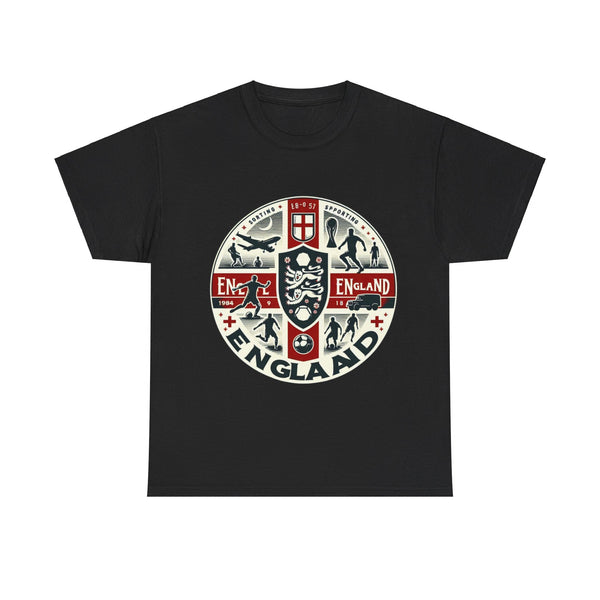 Flag Village England Sporting Flag T-SHIRT Heavy Cotton Tee GBR0006