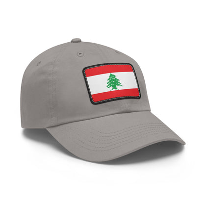 Flag Village Lebanon Flag Hat Cap with Leather Patch