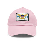 Flag Village USA U.S. Virgin Islands State Flag Hat Cap with Leather Patch