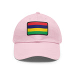Flag Village Mauritius Flag Hat Cap with Leather Patch