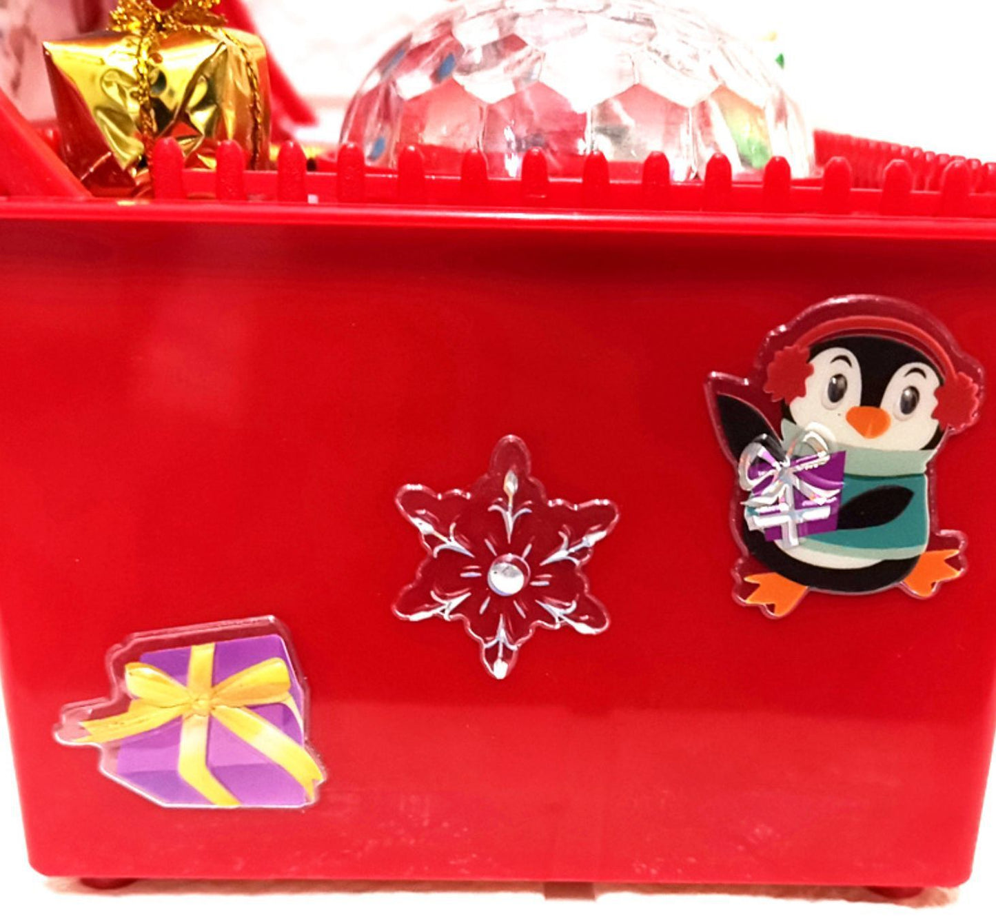 Flag Village Electric lift Christmas music gift box