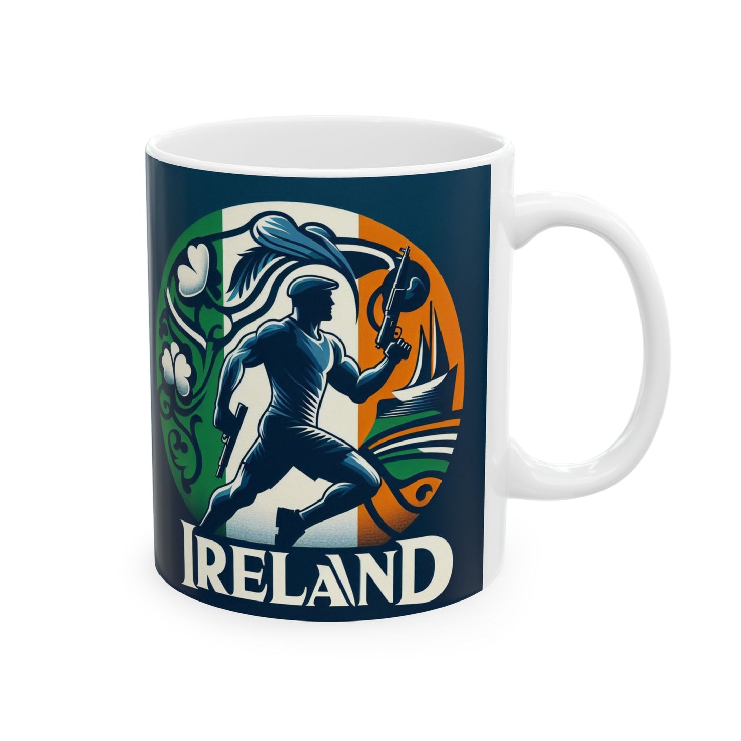 Flag Village IREAND Sporting Flag Ceramic Coffee Mug 11oz IRL0002