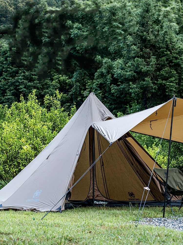 Flag Village Waterproof Outdoor Camping Chimney Tent