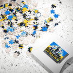 Flag Village Ukraine Sporting Flag Puzzle (110, 252, 520, 1014-piece) UKR0005