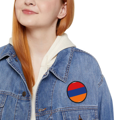 Flag Village Armenia Flag Embroidery Iron-On Patches