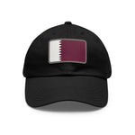 Flag Village Qatar Flag Hat Cap with Leather Patch