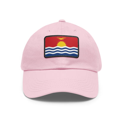 Flag Village Kiribati Flag Hat Cap with Leather Patch
