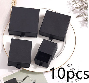 Flag Village Paper Box Custom Jewelry Box Chic Small Jewerly Packaging Display For Necklace Bulk Drawer Cardboard Gift Box