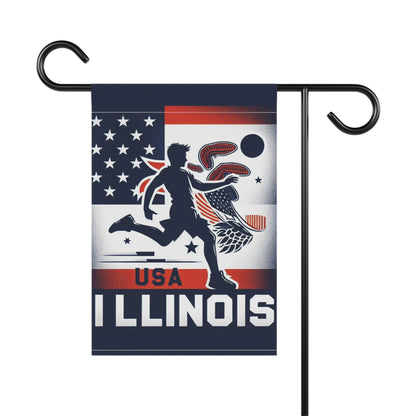 Flag Village Illinois State Flag Sporting Garden & House Banner IL0004