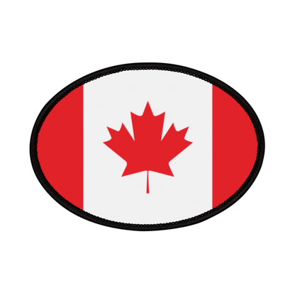 Flag Village Canada Flag Embroidery Iron-On Patches