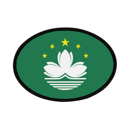 Flag Village Macao Flag Embroidery Iron-On Patches