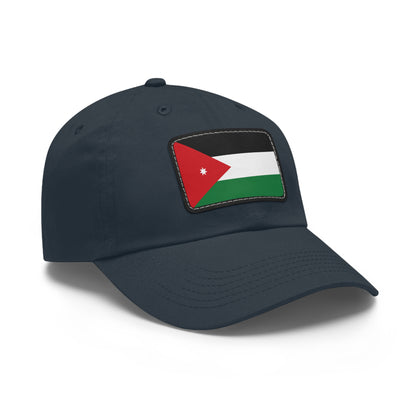 Flag Village Jordan Flag Hat Cap with Leather Patch