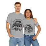 Flag Village USA Vintage Car Flag T-SHIRT Heavy Cotton Tee USA0007