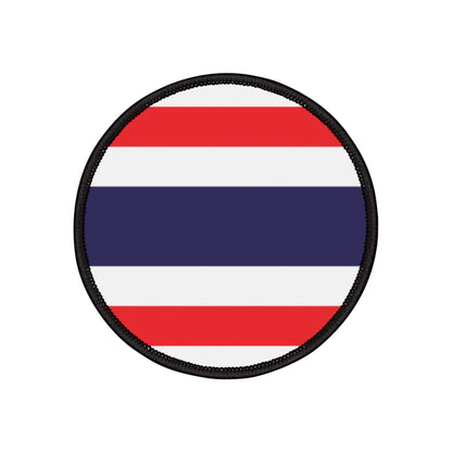 Flag Village Thailand Flag Embroidery Iron-On Patches