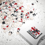 Flag Village Georgia Sporting Flag Jigsaw Puzzle