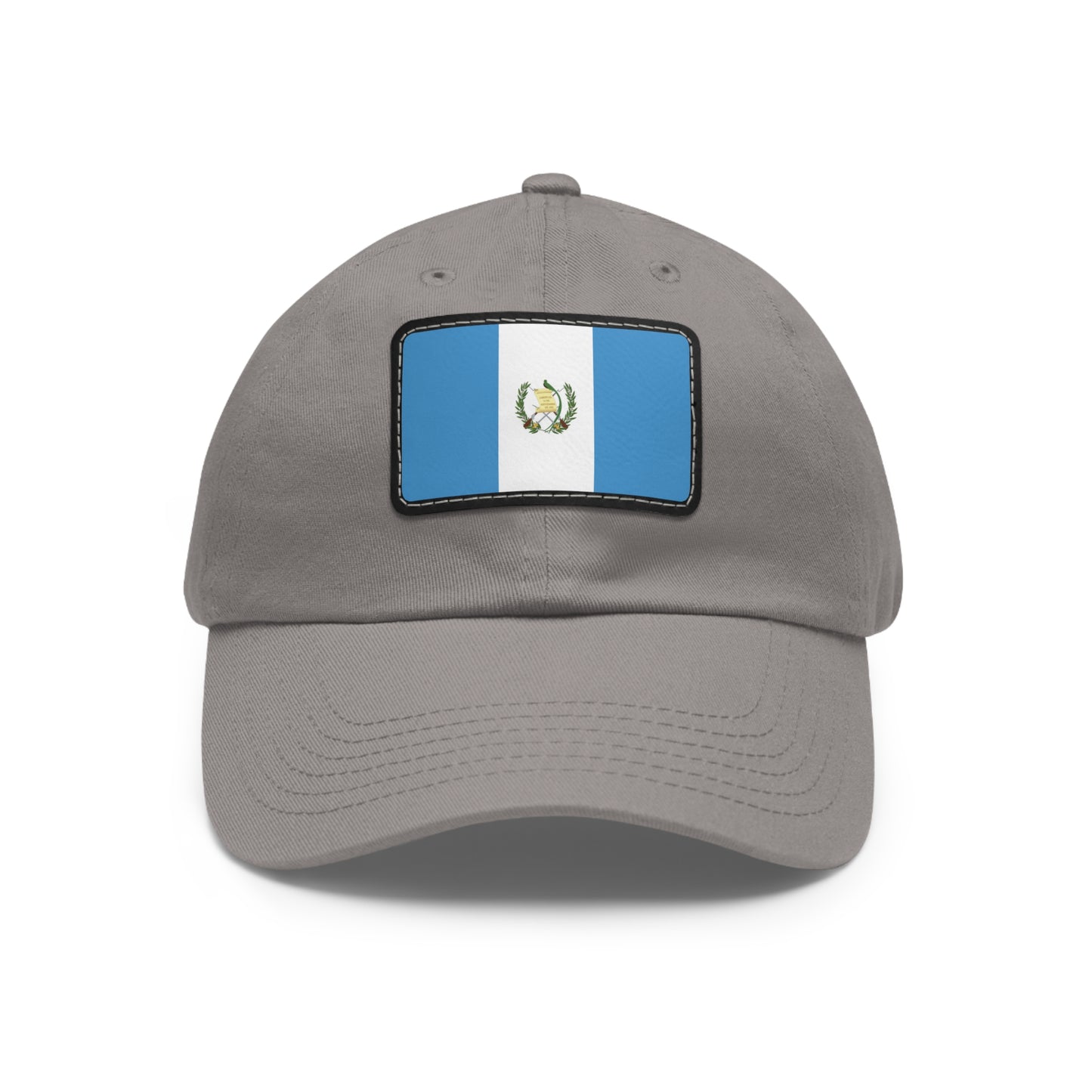 Flag Village Guatemala Flag Hat Cap with Leather Patch