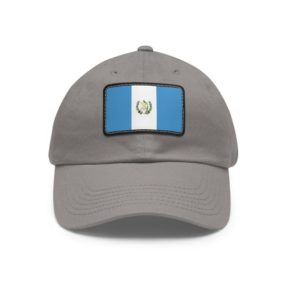 Flag Village Guatemala Flag Hat Cap with Leather Patch