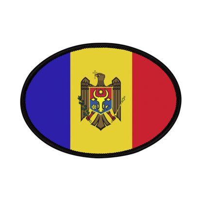 Flag Village Moldova Flag Embroidery Iron-On Patches
