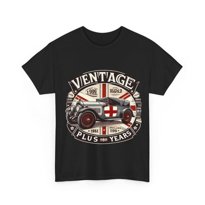 Flag Village UK Vintage Car Flag T-SHIRT Heavy Cotton Tee UK0005
