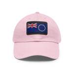 Flag Village Cook Islands Flag Hat Cap with Leather Patch