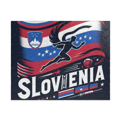 Flag Village Slovenia Sporting Flag Puzzle (110, 252, 520, 1014-piece) SVN0003