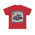 Flag Village USA Vintage Car Flag T-SHIRT Heavy Cotton Tee USA0018