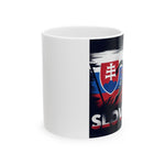 Flag Village Slovakia Sporting Flag Ceramic Coffee Mug 11oz SVK0007