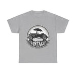 Flag Village USA Vintage Car Flag T-SHIRT Heavy Cotton Tee USA0006