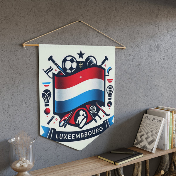 Flag Village Luxembourg Flag Pennant Sporting Home Wall decoration LUX0002