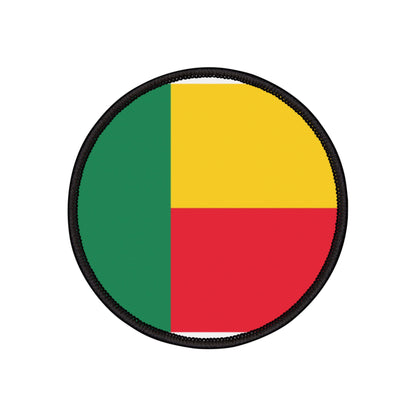Flag Village Benin Flag Embroidery Iron-On Patches