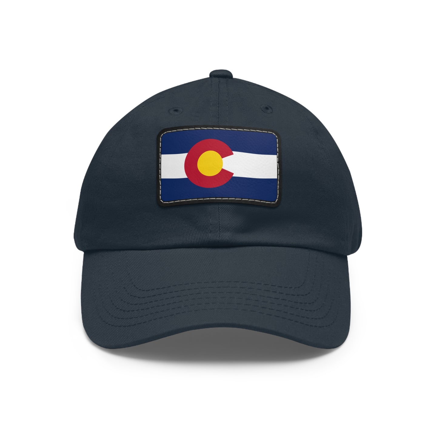 Flag Village USA Colorado State Flag Hat Cap with Leather Patch