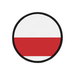 Flag Village Poland Flag Embroidery Iron-On Patches