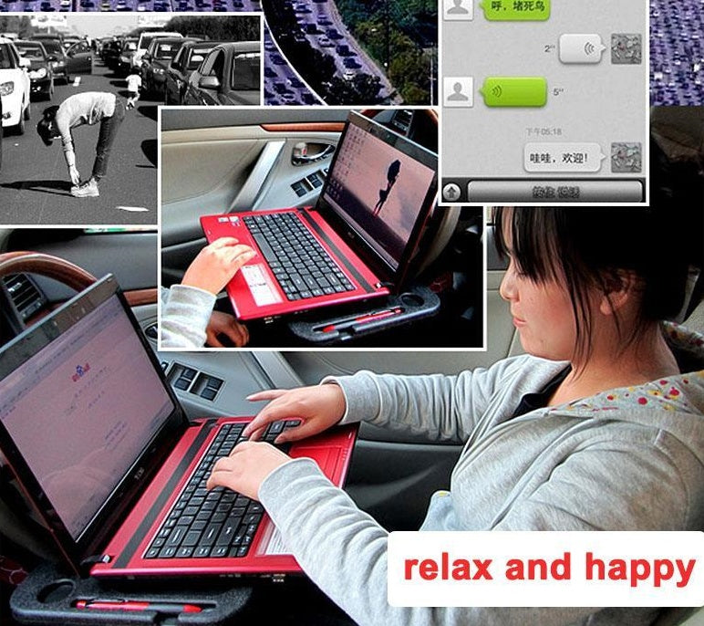 Flag Village Auto Tools Multifunctional car desk computer desk