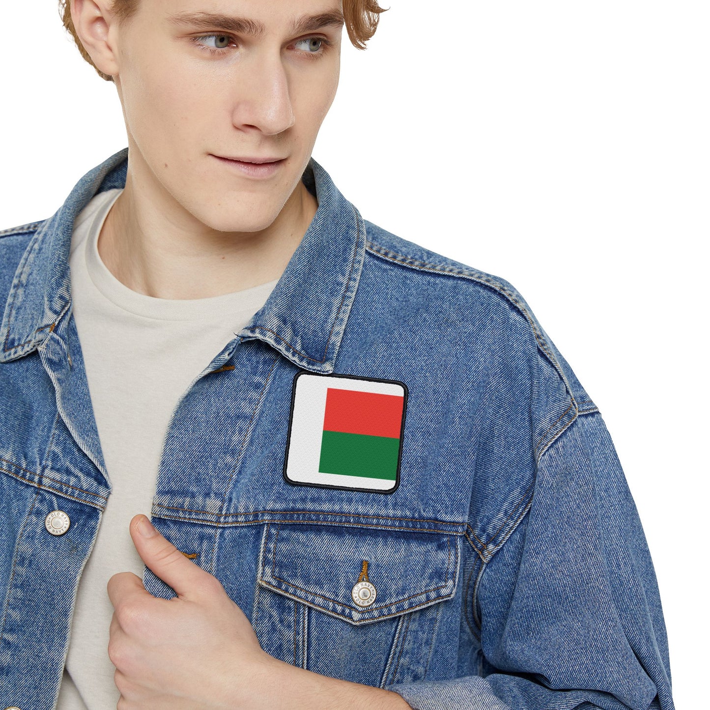 Flag Village Madagascar Flag Embroidery Iron-On Patches