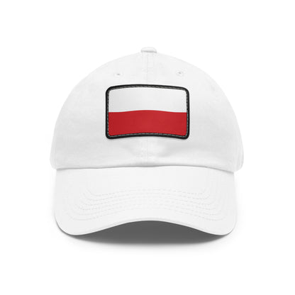 Flag Village Poland Flag Hat Cap with Leather Patch