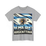 Flag Village Argentina Flag T-SHIRT Heavy Cotton Tee ARG0001