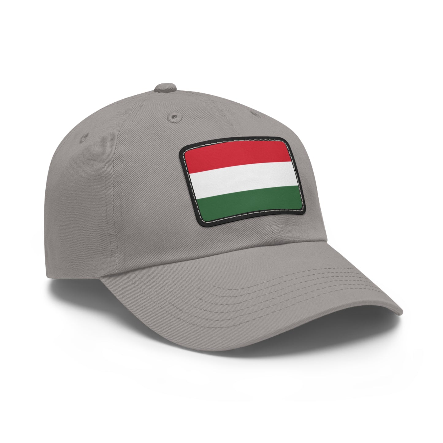 Flag Village Hungary Flag Hat Cap with Leather Patch