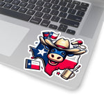 Flag Village USA TEXAS State Flag Sticker 2", 3", 4", 6" TX03