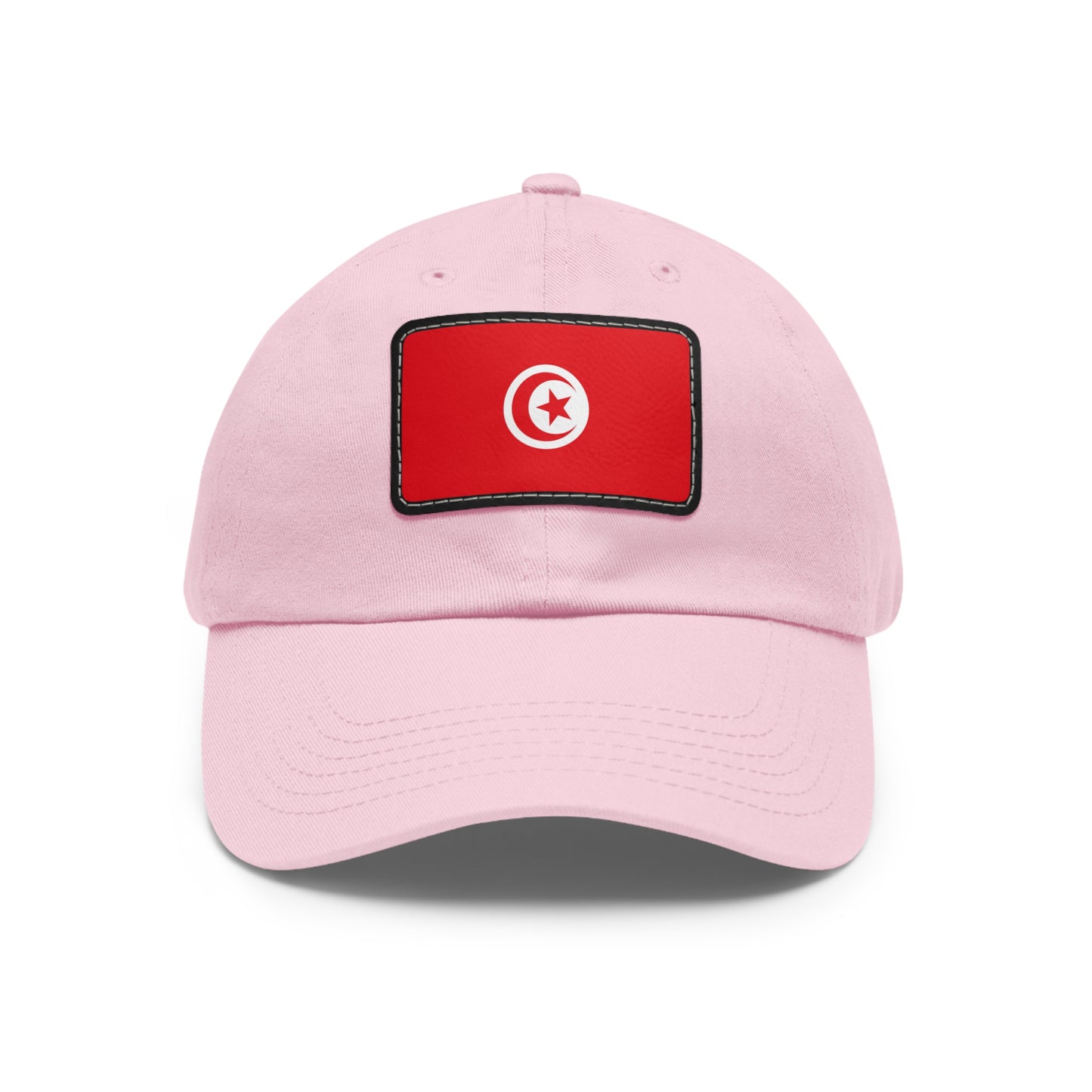 Flag Village Tunisia Flag Hat Cap with Leather Patch
