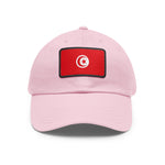 Flag Village Tunisia Flag Hat Cap with Leather Patch