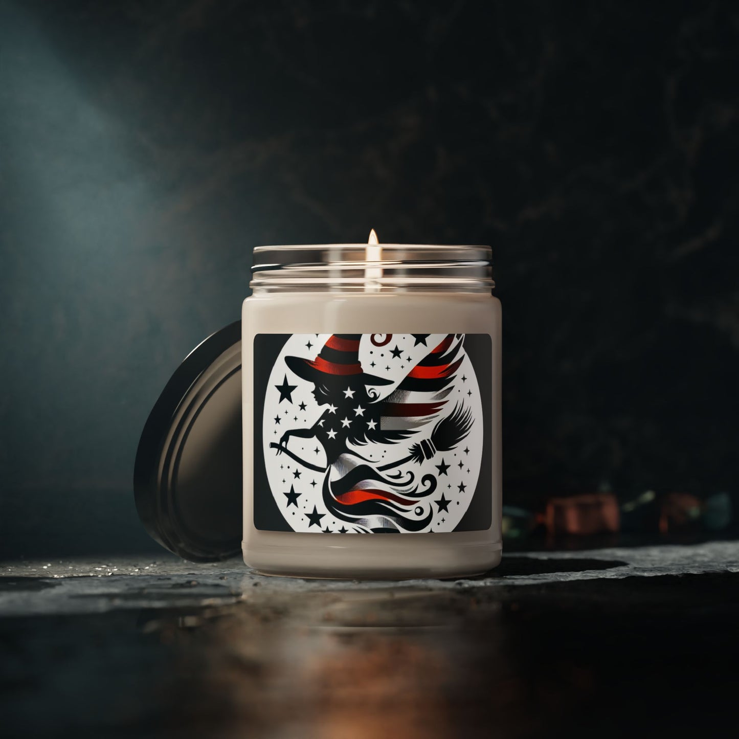 Flag Village Halloween Pretty Witch Scented Soy Candle, 9oz HW0044