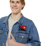 Flag Village Papua New Guinea Flag Embroidery Iron-On Patches