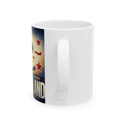 Flag Village New Zealand Sporting Flag Ceramic Coffee Mug 11oz NZL0007