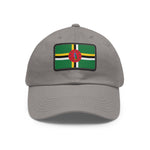 Flag Village Dominica Flag Hat Cap with Leather Patch