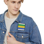 Flag Village Gabon Flag Embroidery Iron-On Patches