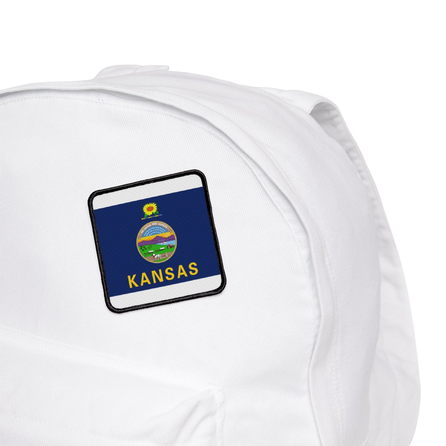 Flag Village Kansas State Flag Embroidery Iron-On Patches